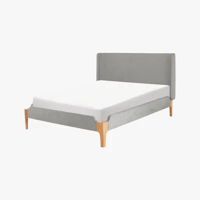 Made.com Roscoe Super King Size Bed, Cool Grey