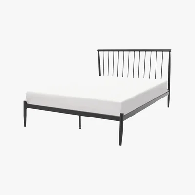 Made.com MADE Essentials Penn Kingsize Bed, Black