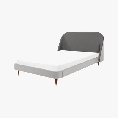 Made.com Marion King Size Bed, Feather & Coventry Grey