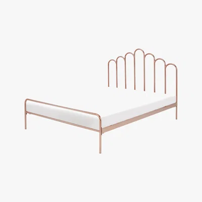 Made.com Kiruna King Size Bed, Copper
