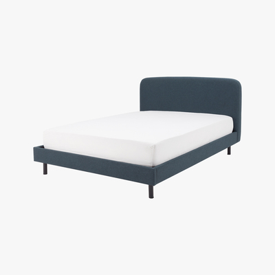 Made.com MADE Essentials Besley Super King Size Bed, Aegean Blue