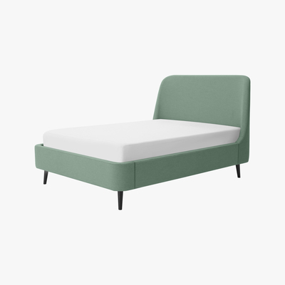 Made.com Hayllar King Size Bed, Mint Green Weave