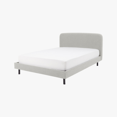 Made.com MADE Essentials Besley Super King Size Bed, Hail Grey