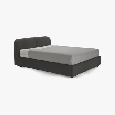 Made.com Hattan Double Bed With Storage, Falcon Grey