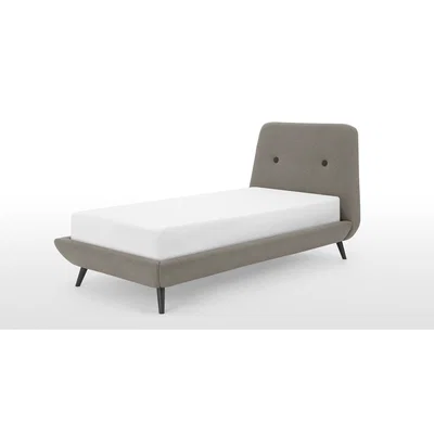 Made.com Edwin Single Bed,  Pavilion Marl Grey