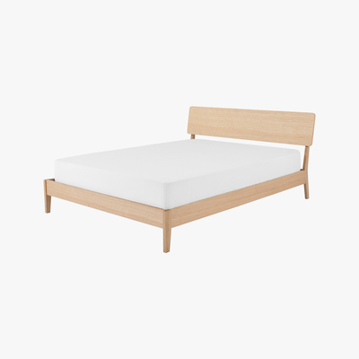 Made.com MADE Essentials Noka Double Bed, Oak