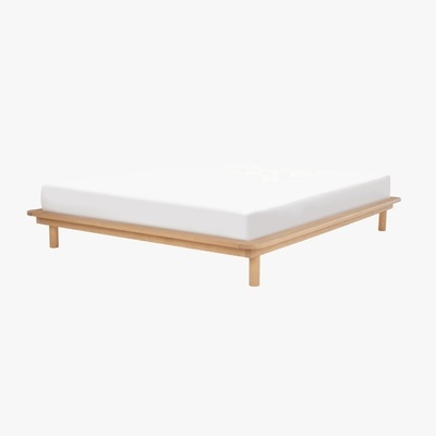 Made.com MADE Essentials Kano King Size Platform Bed, Pine