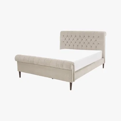 Made.com Orkney Double Bed, Tulip Cream
