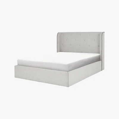 Made.com Ormond Double Ottoman Storage Bed, Chic Grey
