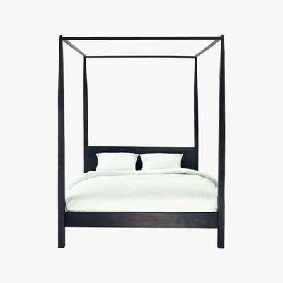 Maisons du Monde GOA - Four-Poster Solid Acacia Wood King Size Bed