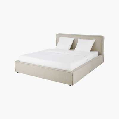 Maisons du Monde ASPLEEN - Linen-Coloured Bed 140x190
