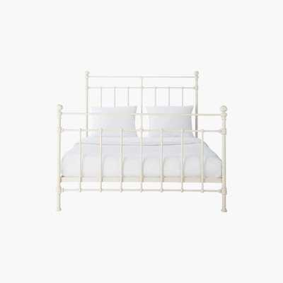 Maisons du Monde SYRACUSE - Ivory Metal Bed 140x190