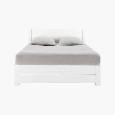 Maisons du Monde WHITE - Solid Pine 160 x 200cm King Size Bed in White