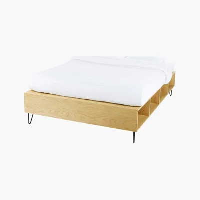 Maisons du Monde CODY - 140 x 190 Bed with Slatted Base and Storage