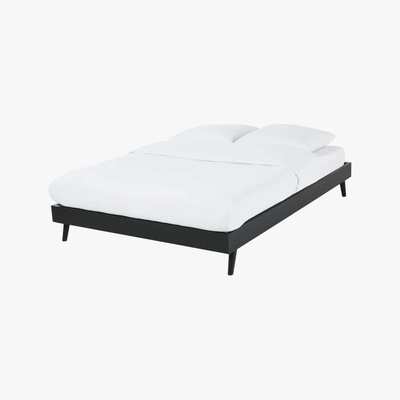 Maisons du Monde SIXTIES - Black Bed 140x190