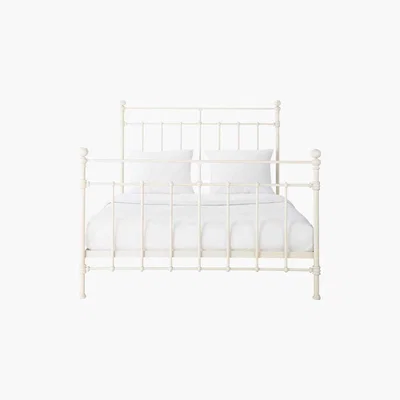 Maisons du Monde SYRACUSE - Ivory Metal 160 x 200cm King Size Bed