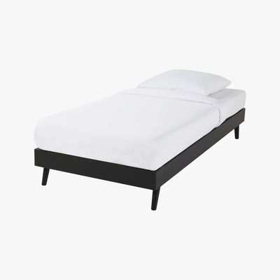 Maisons du Monde SIXTIES - Black Bed 90x190