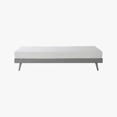 Maisons du Monde SIXTIES - Grey Pine Scandinavian Day Bed 90x190