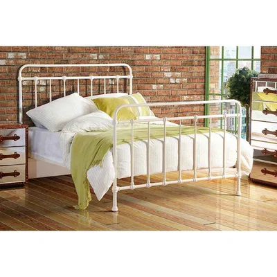 My Furniture ISOBEL Victorian Dorm Style Cream  Bed