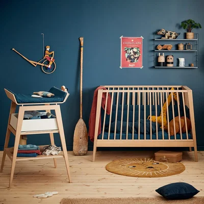 Cuckooland Leander Linea Nursery 3 Piece Furniture Set in Solid Oak