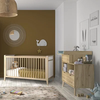Cuckooland Galipette Lison Cot Bed - Artisan Oak
