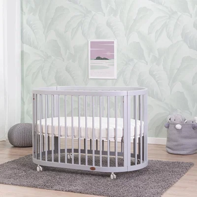 Cuckooland Boori Oasis Oval Cot   - Pebble Grey