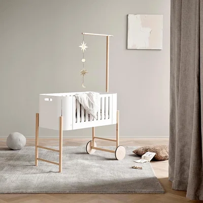 Cuckooland Oliver Furniture Wood Co-Sleeper, Cradle & Bench