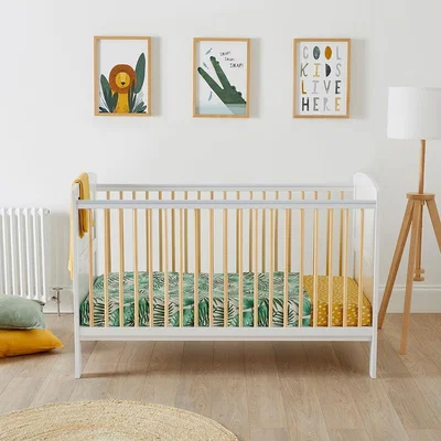Cuckooland Ickle Bubba Coleby Scandi Classic Cot Bed - Scandi Grey
