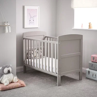 Cuckooland Obaby Grace Mini Cot Bed in Warm Grey