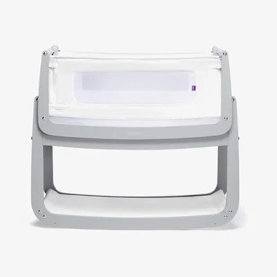 Cuckooland SnuzPod 4 Bedside Crib 3-in-1 with Mattress - Navy