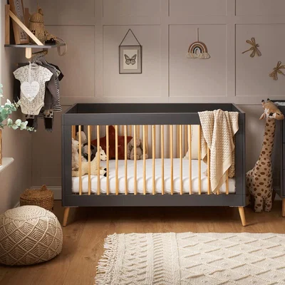 Cuckooland Obaby Maya Cot Bed - Grey