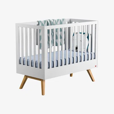 Cuckooland Vox Nature Baby & Toddler Cot Bed in White & Oak