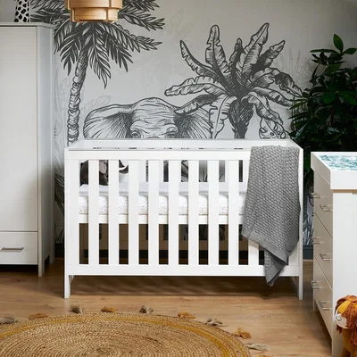Cuckooland Obaby Nika Cot Bed - Grey Wash