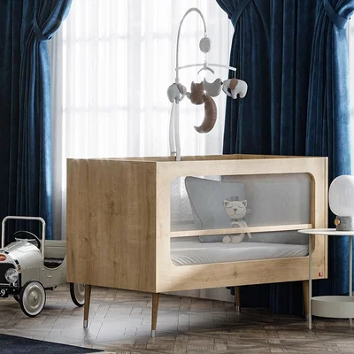 Cuckooland Vox Bosque Baby Cot Bed - Oak Effect
