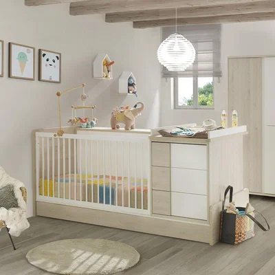 Cuckooland Galipette Sacha Convertible 3 in 1 Cot Bed -