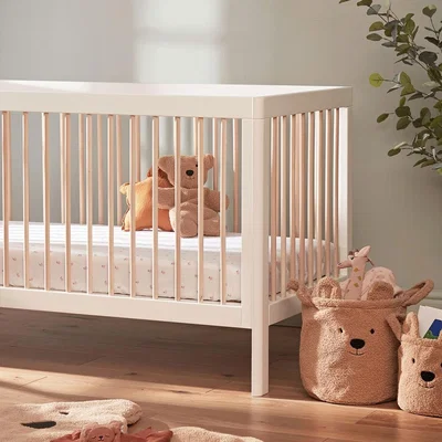 Cuckooland Troll Lukas Baby Cot - Light Grey