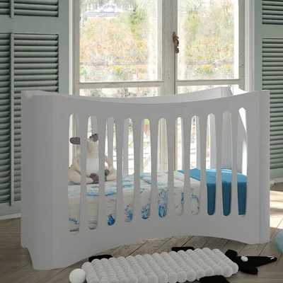 Cuckooland Mathy by Bols Fusion Adjustable Baby Cot - Mathy Powder Blue