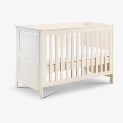 Cuckooland Julian Bowen Cameo Cot Bed & Toddler Bed in Stone White