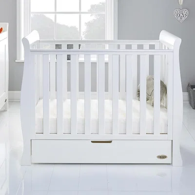 Cuckooland Obaby Stamford Space Saver Cot in White