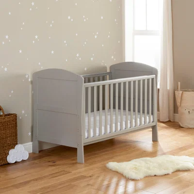 Dunelm Babymore Aston Cot Bed Grey