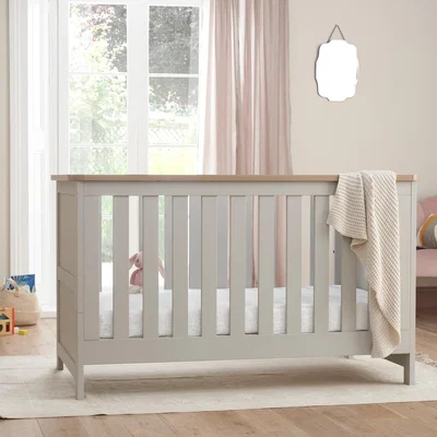 Dunelm Tutti Bambini Verona Cot Bed Dove (Grey)