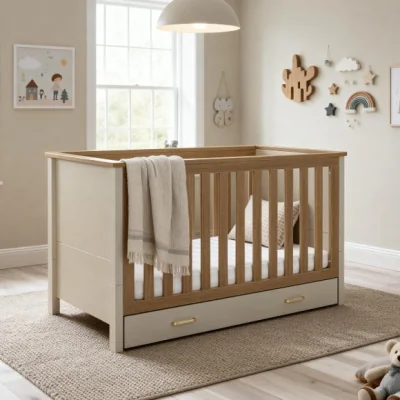 Dunelm Babymore Mira Cot Bed