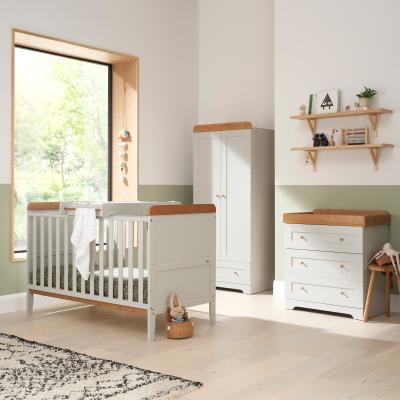 Dunelm Tutti Bambini Rio 3 Piece Nursery Furniture Set Dove (Grey)