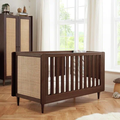 Habitat Tutti Bambini Japandi Cot Bed - Walnut