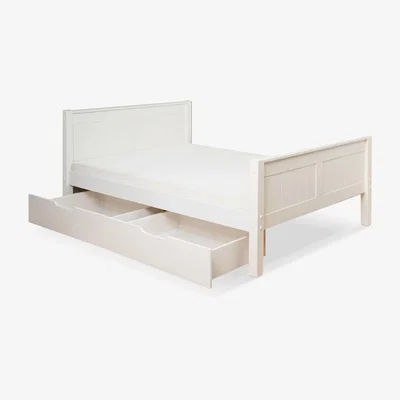 John Lewis Stompa Classic Children's Bed Frame with Drawers, Small Double, White