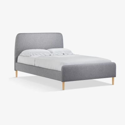 John Lewis ANYDAY John Lewis & Partners Bonn Upholstered Bed Frame, Small Double, Saga Grey
