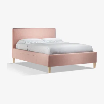 John Lewis John Lewis & Partners Emily 2 Drawer Storage Upholstered Bed Frame, King Size