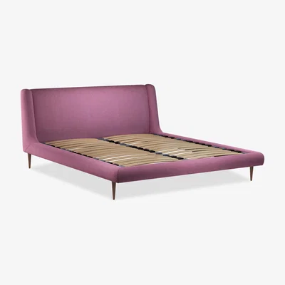 John Lewis John Lewis & Partners Mid-Century Sweep Upholstered Bed Frame, Super King Size