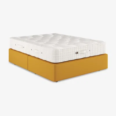 John Lewis Vispring Axminster Supreme 2500 Mattress and Premier Divan Base Set, Medium Tension, Double, FSC Certified (Spruce)
