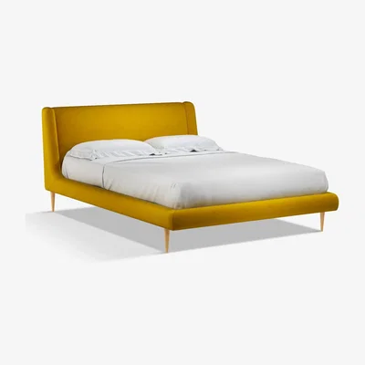 John Lewis John Lewis Mid-Century Sweep Upholstered Bed Frame, King Size